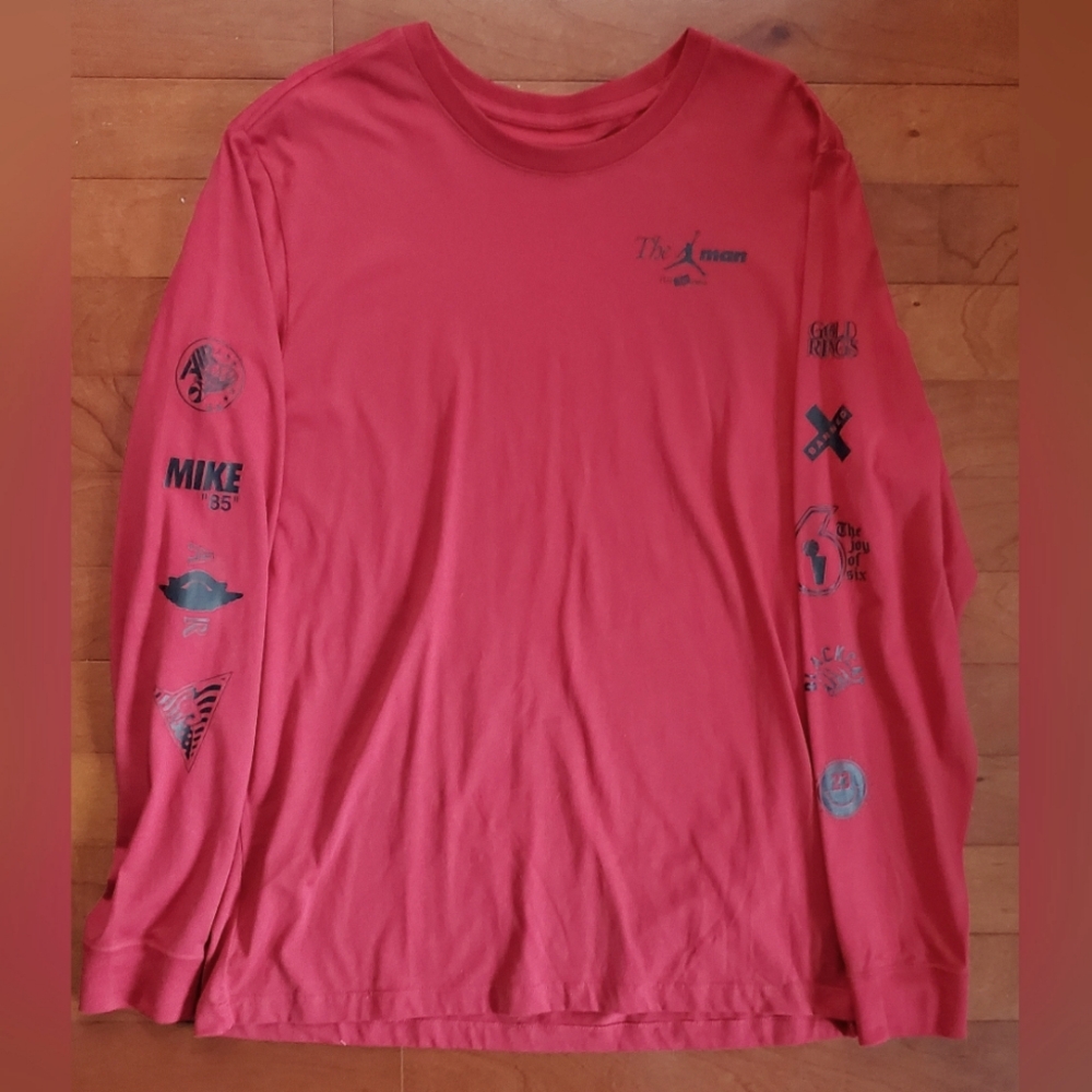 Jordan Bred 85 Long Sleeve Shirt Size XL NWOT